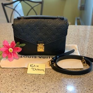 Pochette Métis in emperinte Noir